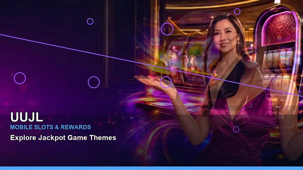 UUJL fantasy online slot games featuring an adult Filipina casino host with a wide-action composition