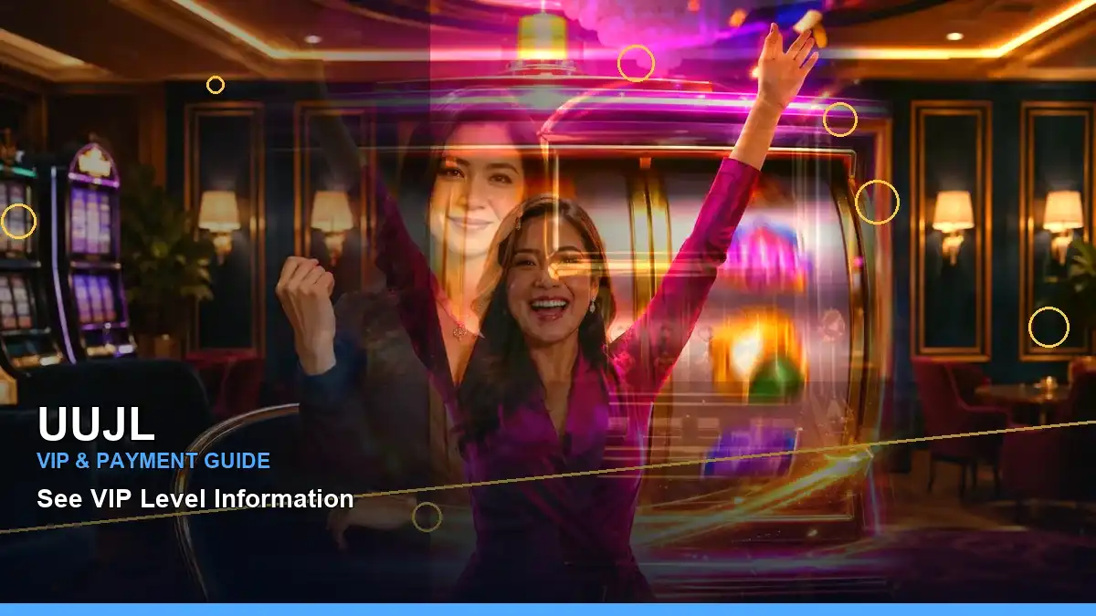 UUJL coins casino cashback rewards in a right close-up scene for the UUJL promotions information for Philippine users player